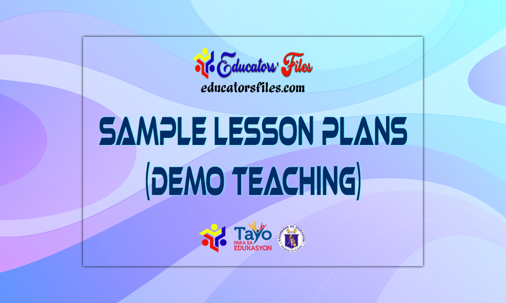 lesson plan for demonstration teaching