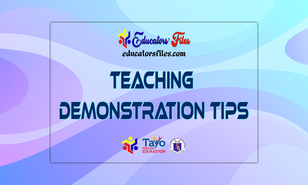 teaching demonstration tips