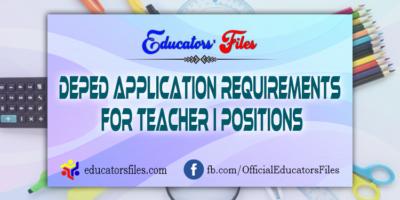 deped application requirements for teacher I position