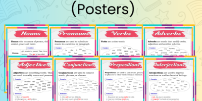 Parts of Speech Posters