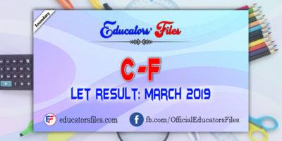 let result secondary c-f