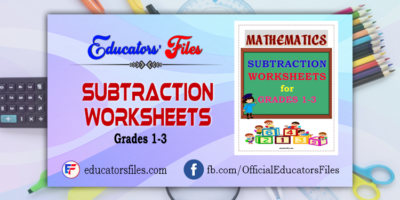 subtraction worksheets