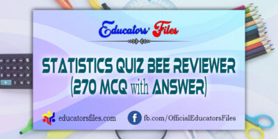 Statistics Quiz Bee Reviewer