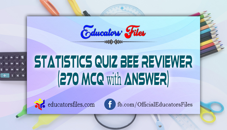 Statistics Quiz Bee Reviewer