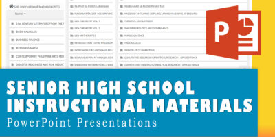 SHS Instructional Materials