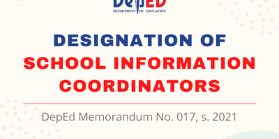 Designation of School Information Coordinators