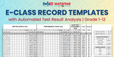 MATATAG-E-Class-Record-Templates