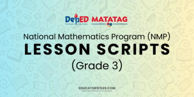 NMP Lesson Scripts Grade 3