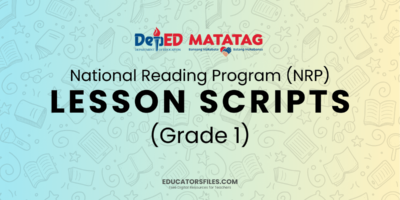 NRP Lesson Scripts for Grade 1