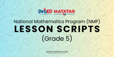 NMP Lesson Scripts Grade 5