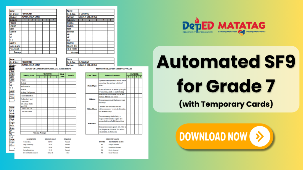 Automated SF9 for Grade 4