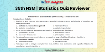 Statistics Quiz Reviewer