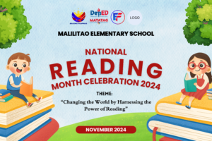 National Reading Month 2024 Tarpaulin Layout